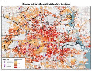 Advocates Release Maps of ACA Enrollment Efforts in Houston & Other Texas Cities (Texas Tribune) 